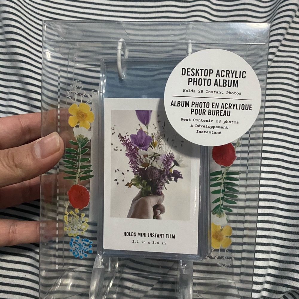 Urban Outfitters Instax Mini Acrylic Photo Album